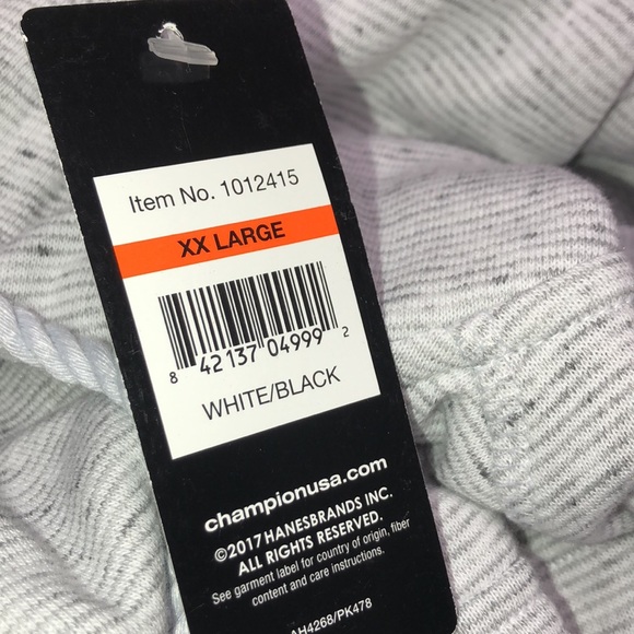 Champion Elite High Collar Hooded Sweatshirt NWT - Picture 5 of 6